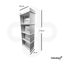 Repisa Multipropósito Blanca 