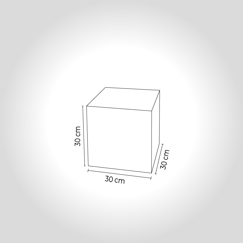 SUPER CUBO FOTOGRAFICO / 30 X 30 X 30 CM