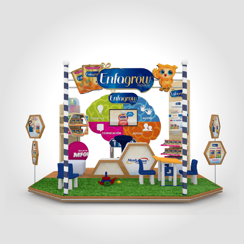 DISENO DE STAND PARA FERIAS O ACTIVACIONES