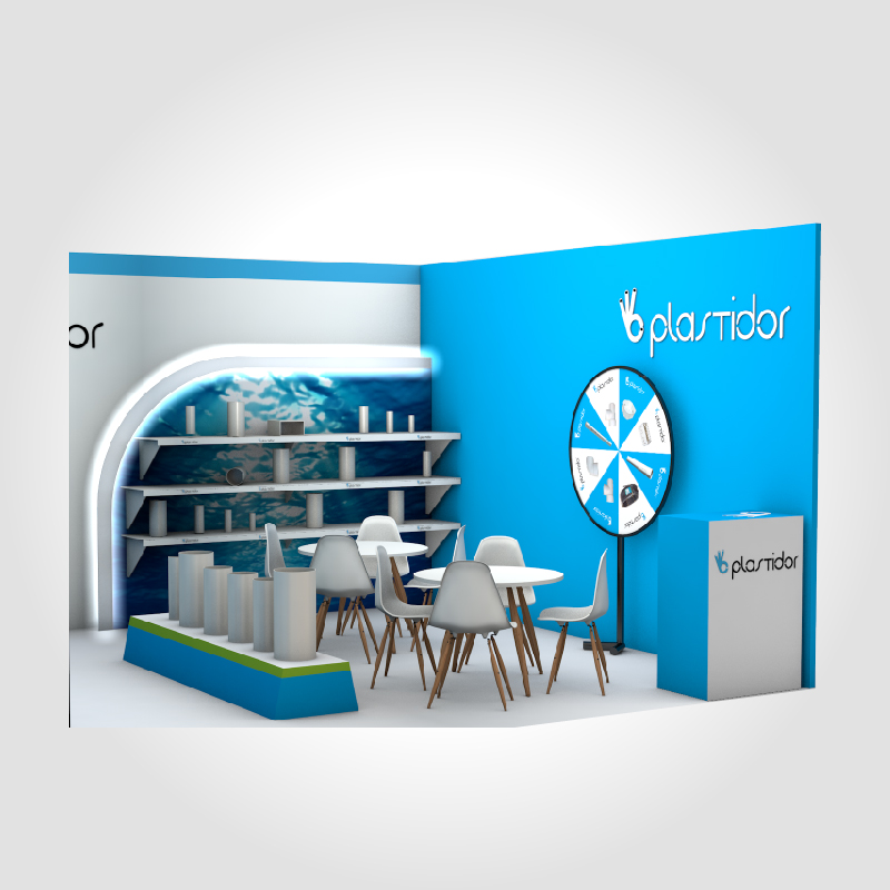 DISENO DE STAND PARA FERIAS O ACTIVACIONES