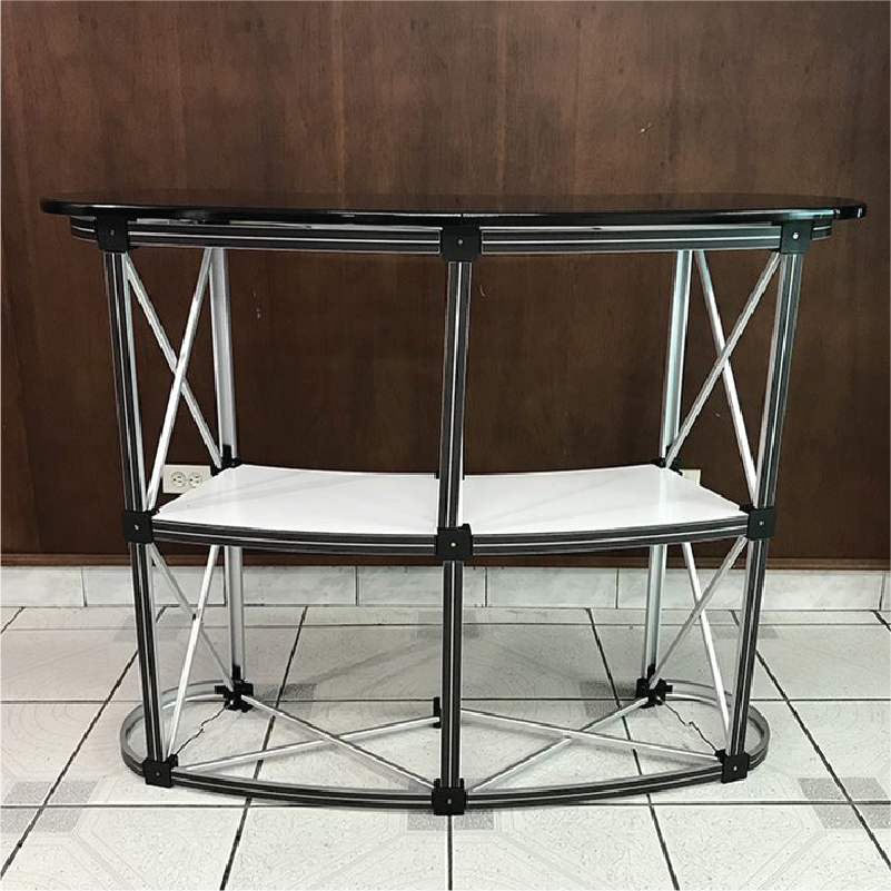 Mesa Pop UP Curva Para Degustación Y Promociones