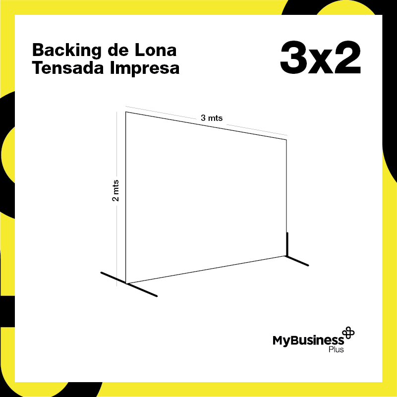 Backing de Lona Tensada Impresa