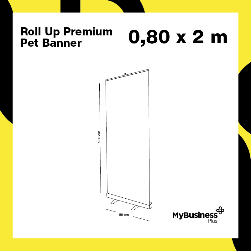 Roll-Up Pet Premium Banner Impreso