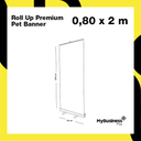 Roll-Up Pet Premium Banner Impreso