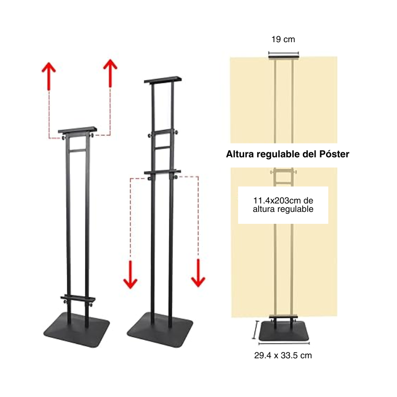 Póster de Exhibición con Soporte
