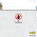 Señal "PROHIBIDO Ingresar"