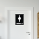 Señal "Baño Damas"
