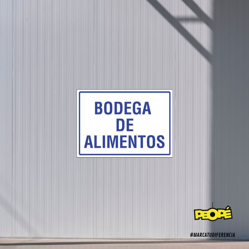 Señal " Bodega De Alimentos"