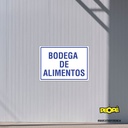 Señal " Bodega De Alimentos"