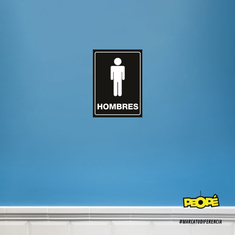 Señal "Baño Hombre"