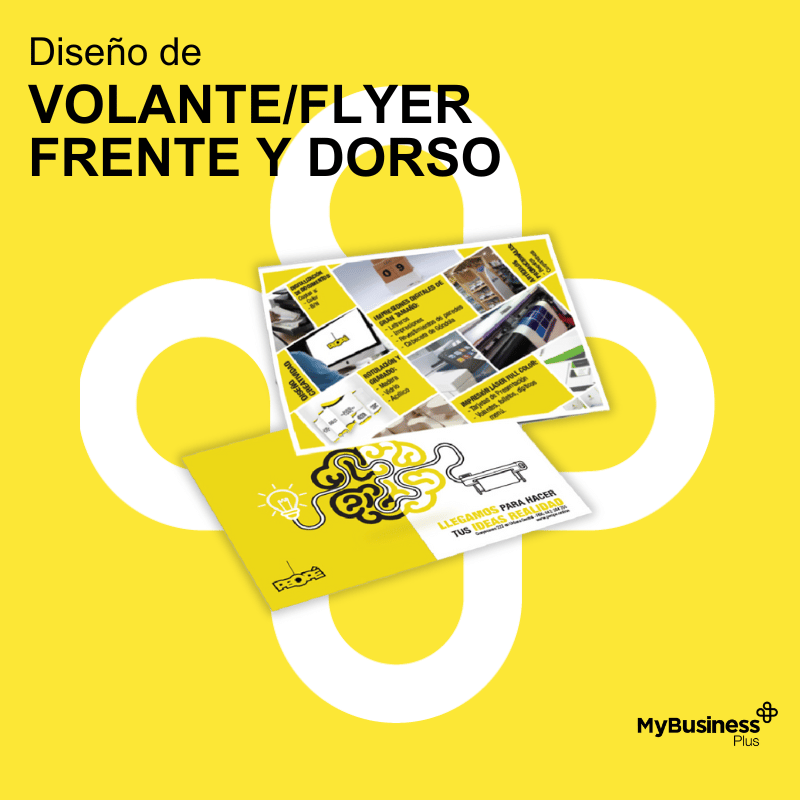 Diseño de Volante/Flyer Frente Y Dorso
