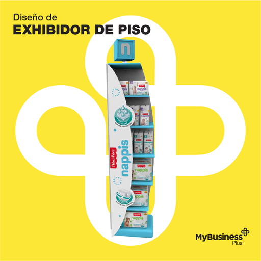Diseño De Exhibidor De Piso