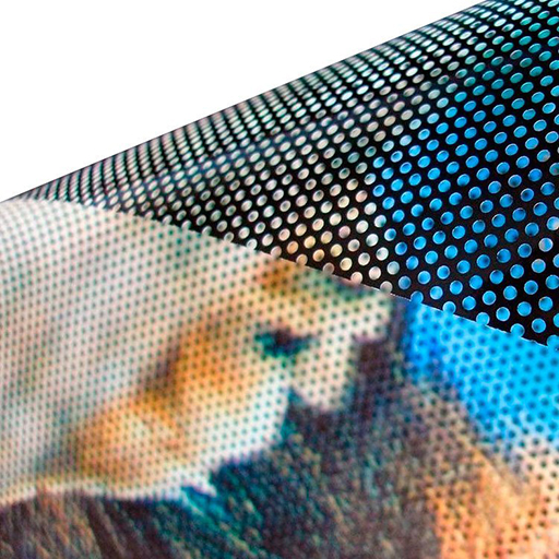 Vinil Microperforado Impreso por m²