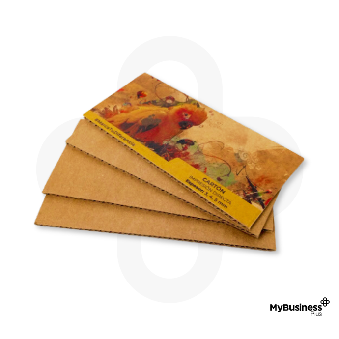 Cartón Corrugado Impreso por m²