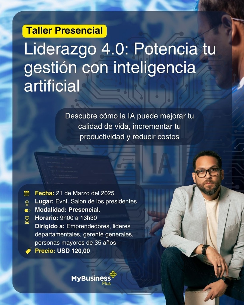IA para 40+: Liderazgo 4.0 – Potencia tu Gestión con Inteligencia Artificial