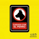 Señal Cuidado con el Perro