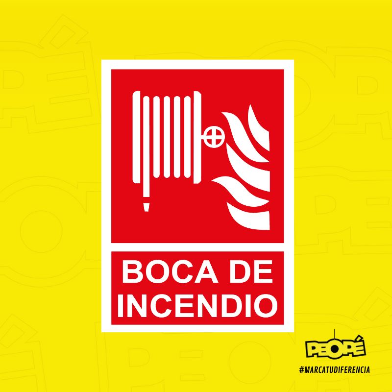 Señal Boca de Incendio