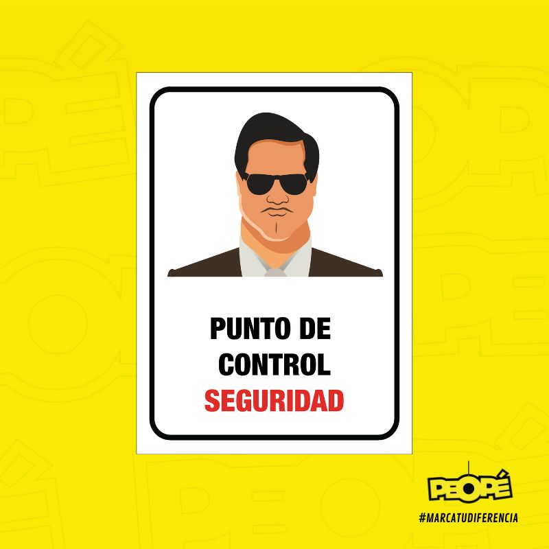 Señal Punto de Control de Seguridad