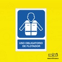 Señal Uso Obligatorio De Flotador 
