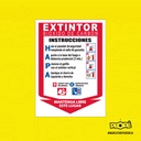 Señal Extintor Bioxido de Carbono