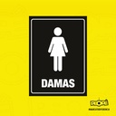Señal Baño Damas