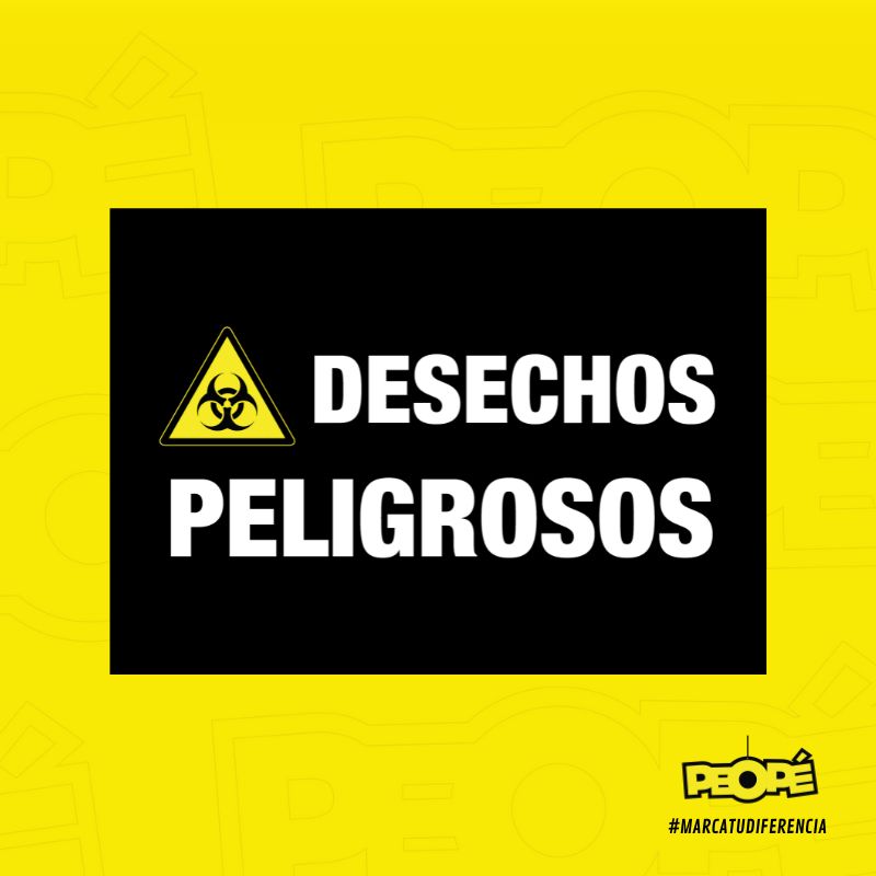 Señal De Desecho Peligrosos