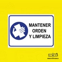 Señal  Mantener Orden Y Limpieza