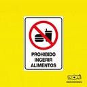 Señal Prohibido Ingerir Alimentos