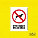 Señal Prohibido Mascotas