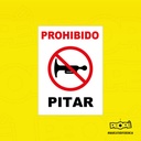 Señal Prohibido Pitar