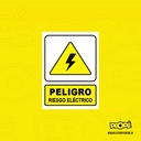 Señal Peligro Riesgo Eléctrico