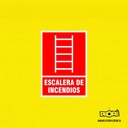 Señal Escalera De Incendios