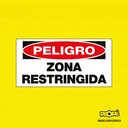 Señal Peligro Zona Restringida