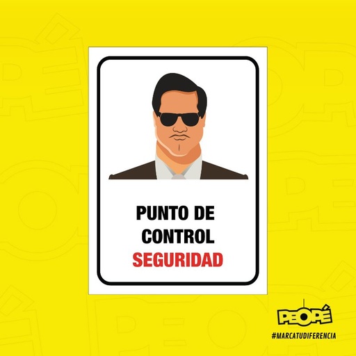 Señal Punto de Control de Seguridad