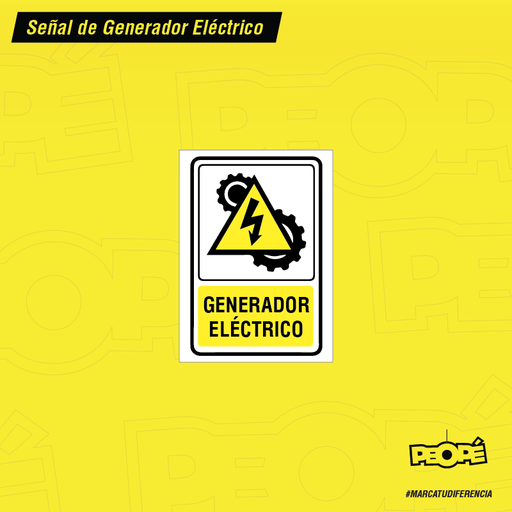 Señal "Generador Eléctrico"