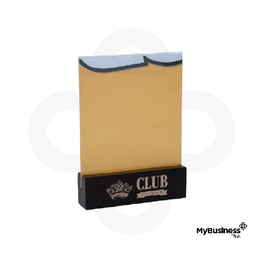 Display de Acrílico con Base de Madera