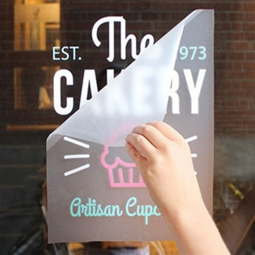 Vinil Removible Blanco Brillante Impreso por m²