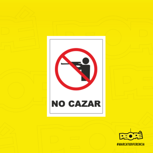 Señal No Cazar