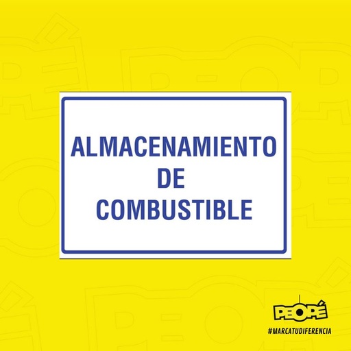 Señal Almacenamiento De Combustible