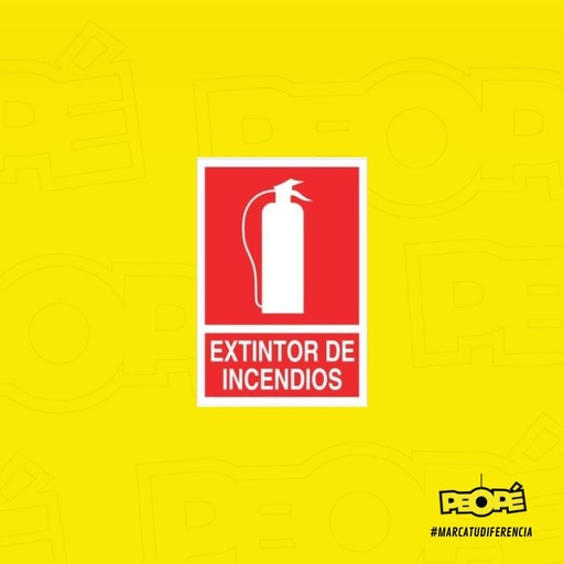 Señal Extintor De Incendios