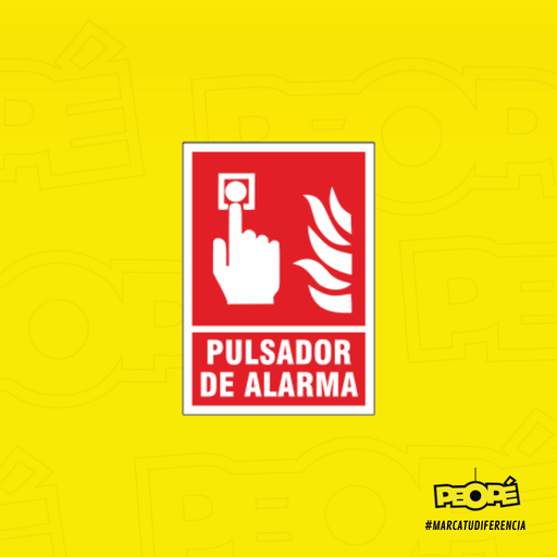 Señal Pulsador De Alarma