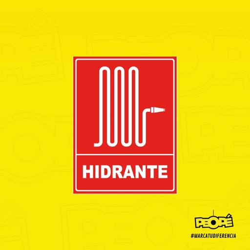 Señal Hidrante