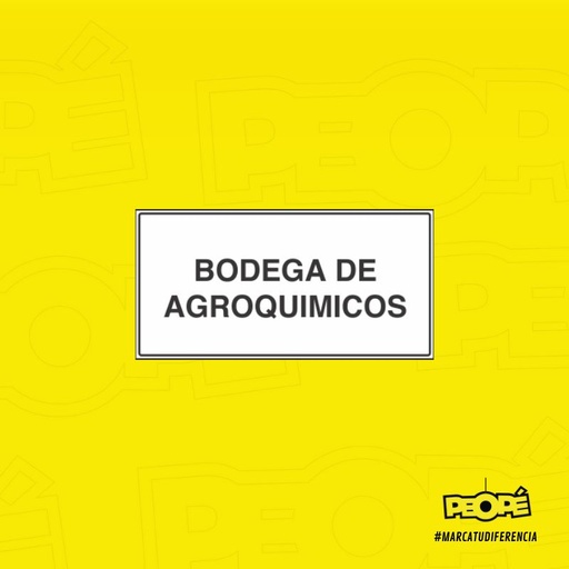 Señal Bodega Agroquímicos