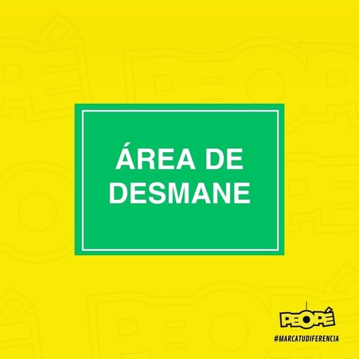 Señal Area Desmane