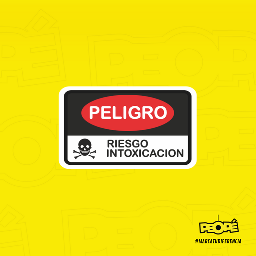 Señal  Peligro Riesgo Intoxicación 