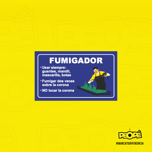 Señal  Fumigador 