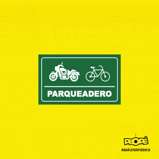 Señal  Parqueadero Motos Y Bicicletas 