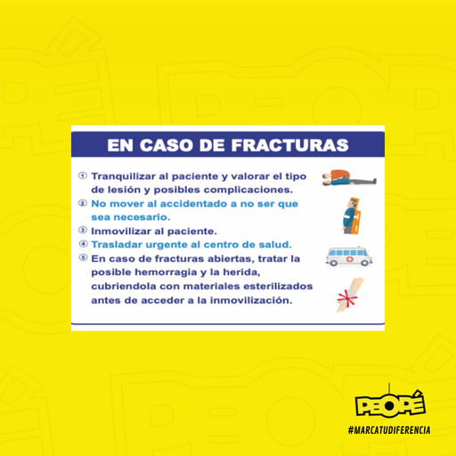 Señal  En Caso De Fractura