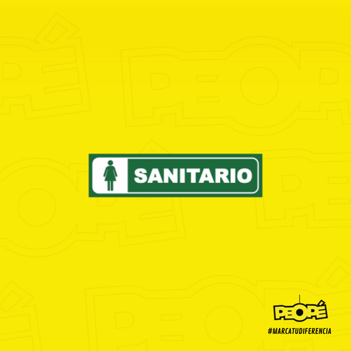 Señal Sanitario Mujer