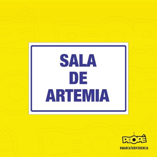 Señal Sala De Artemia